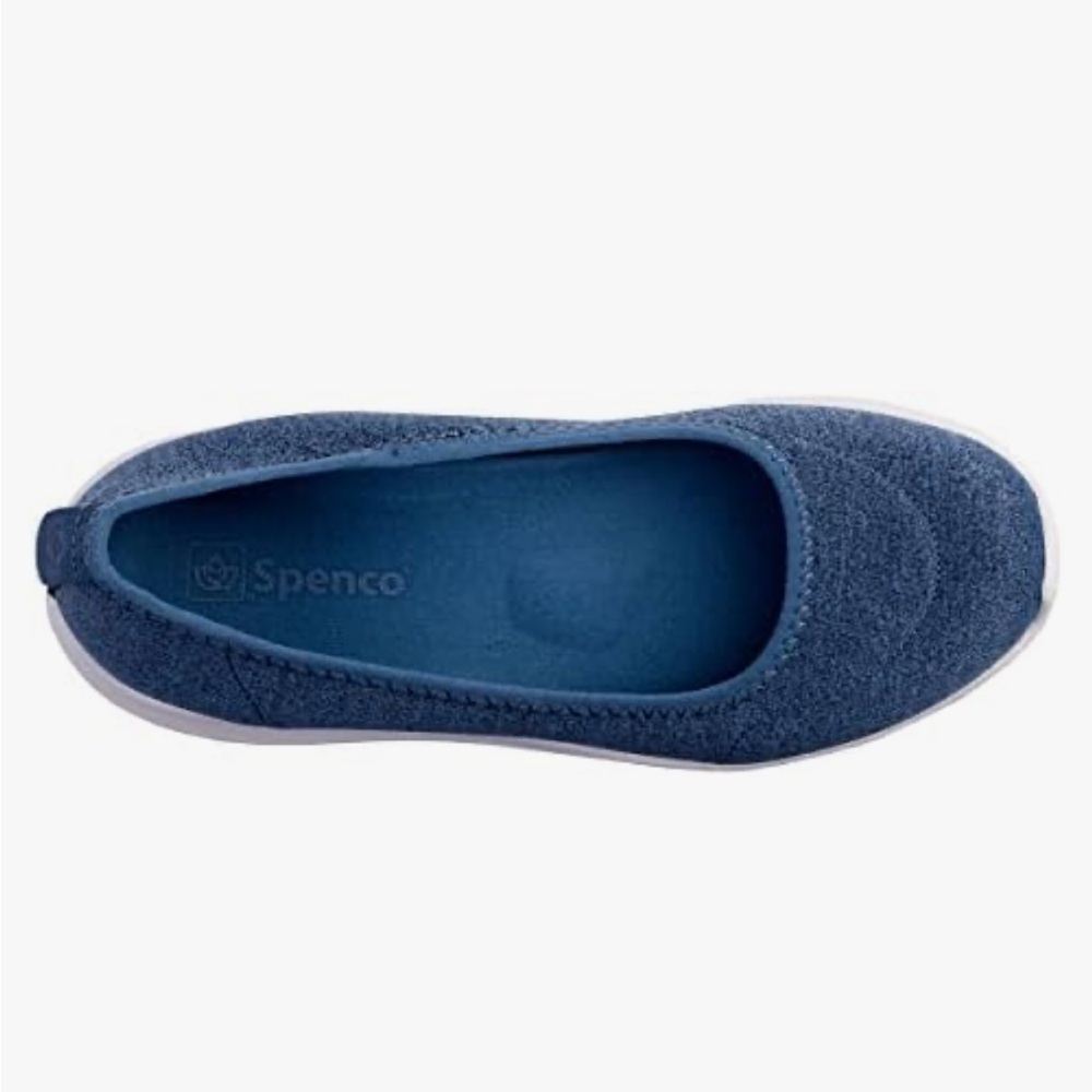 🆕 Spenco Women's Daily Stretch Knit Jersey Sneaker - Blue Size 7.5-8 - Picture 2 of 9